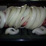 Onion wrapped tenderloin