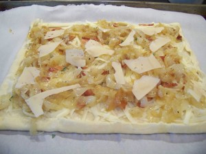caramelized onion tart